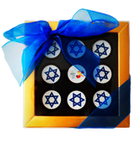 New Years-Rosh Hashanah Mini Chocolate Covered Oreos