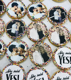 Happy Couple Custom Image Cookies