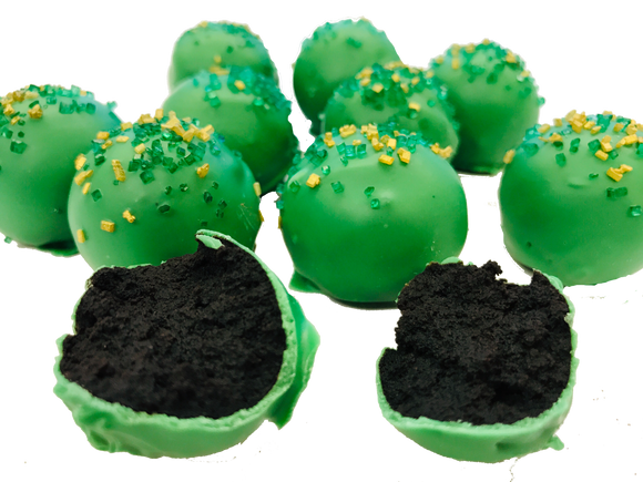 St. Patrick's Day Cake Balls - Desserts, Parties