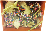 Passover Potato Chips with Chocolate and Sprinkles