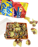 Passover Potato Chips with Chocolate and Sprinkles