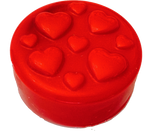 Chocolate Covered Oreos with Heart Imprints