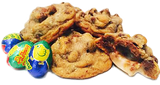 Cadbury Creme Egg Filled Chocolate Chip Cookies
