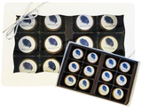 Mini Chocolate Covered Oreos 12 Pack with Logo