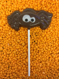 Chocolate Spider Lollipops