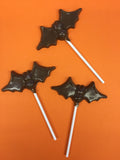 Chocolate Bat Lollipops