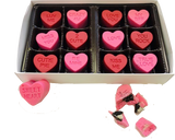 Romantic Sayings Mini Chocolate Covered Oreo Hearts - Valentine's Day, Anniversary Gifts