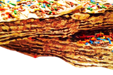 Chocolate Sprinkled Matzo Stack