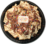 Chocolate Sprinkled Matzo Platter