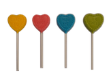 Valentine's Day Conversation Heart Chocolate Lollipops