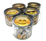 Hersey Kisses Jars w Logo/Emoji