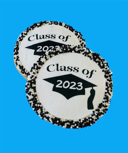 Graduation Sugar Cookies with year
