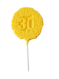 30th Birthday Chocolate Lollipops