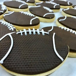 Football Sugar Cookies