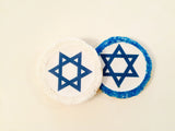 Star of David Sugar Cookies with Nonpareils