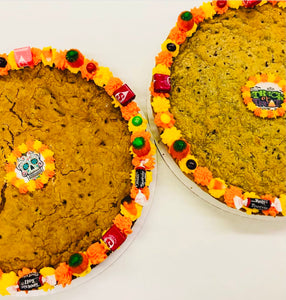 Halloween Cookie Cake with Candy