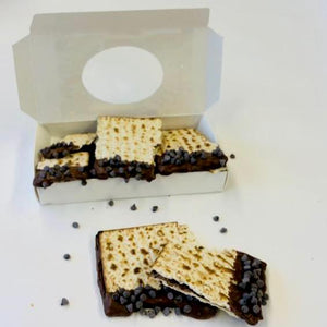 Passover Matzo Sandwich Bites With Chocolate Chips  
