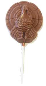 Chocolate Turkey Lollipops