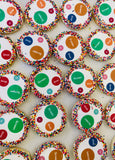 Custom Logo Cookies - Round With Nonpareils