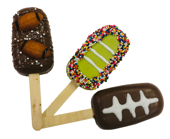 Football Cakesicles - Super Bowl, Party Favors