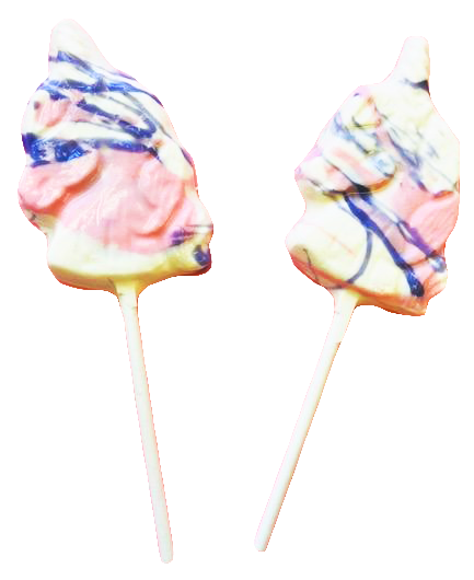 Pink Unicorn Lollipops