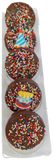 "Happy Birthday" Chocolate Covered Oreos