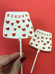 Valentine's Day Chocolate Boxer Shorts Lollipops