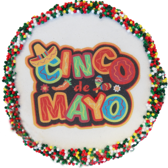 Cinco de Mayo Sugar Cookies With Sprinkles