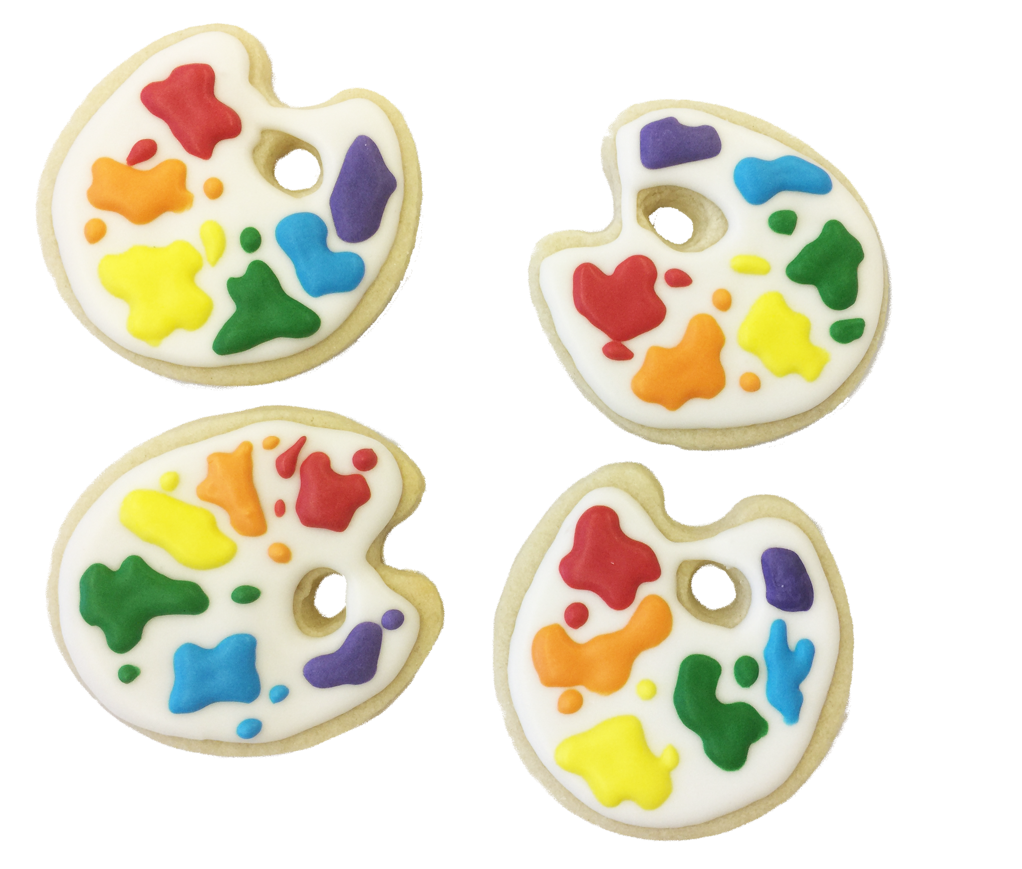 Paint palette cookies deals