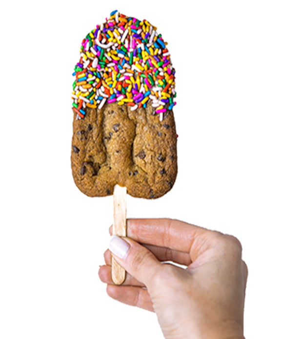 Chocolate Dipped Cookiesicle with Sprinkles