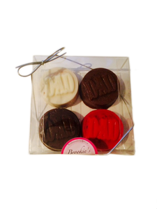 Assorted "Dad" Chocolate Covered Oreos - 4 Pack