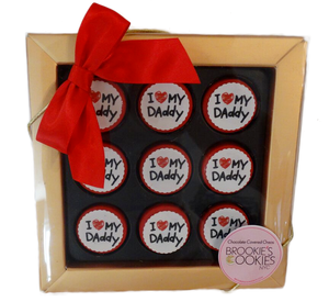"I Love My Daddy" Mini Chocolate Covered Oreos Gift Box