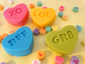 Valentine's Day Chocolate Covered Oreo Conversation Hearts