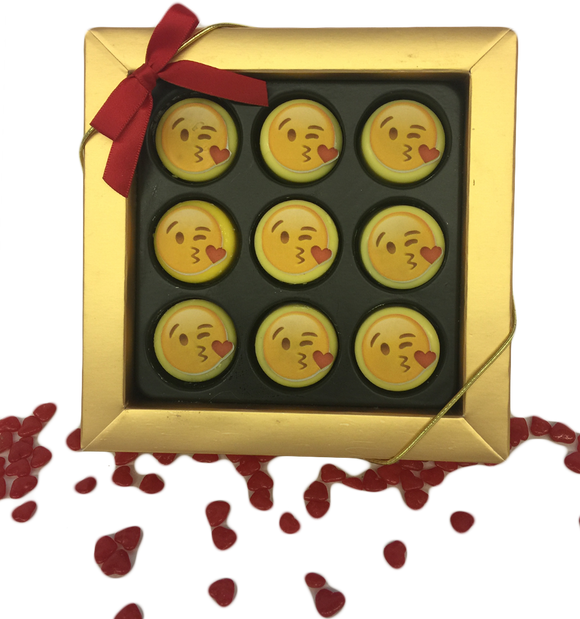 Kiss Emoji Mini Chocolate Covered Oreos Gift Box