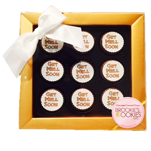 "Get Well Soon" Mini Chocolate Covered Oreos Gift Box 