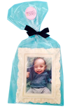 Custom Chocolate Baby Picture Frame with Image
