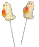 Ghost  Lollipops with Candy Corn