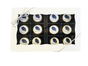 Mini Chocolate Covered Oreos 12 Pack with Logo