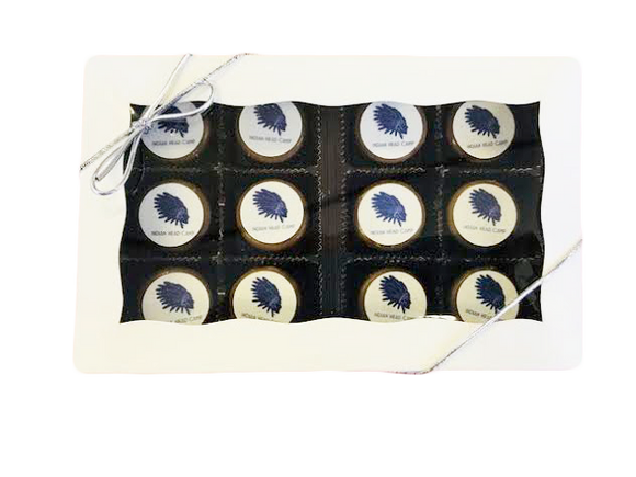 Mini Chocolate Covered Oreos 12 Pack with Logo