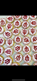 Customized College Logo Sugar Cookies with Sprinkles