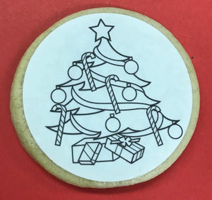 Holiday "Color Me" Cookie