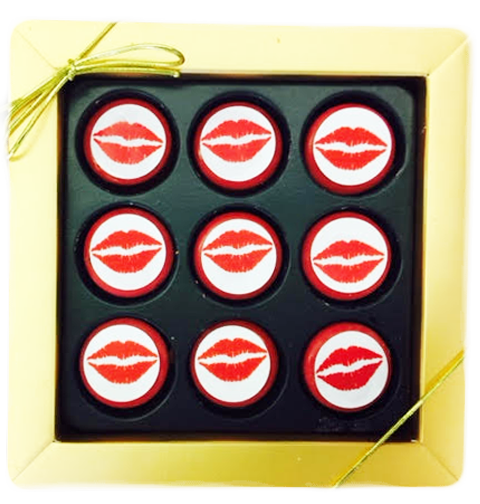 Red Lips Mini Chocolate Covered Oreos Gift Box