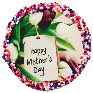 "Happy Mother's Day" Sugar Cookies With Nonpareils
