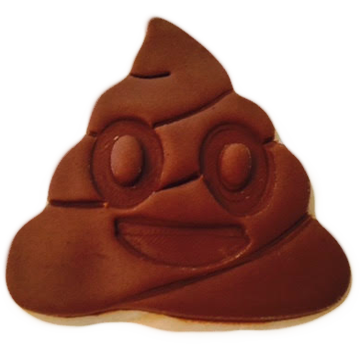 Poop Emoji Sugar Cookies
