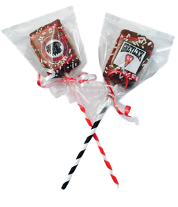 Rice Krispy Treat Pops with Camp Logo