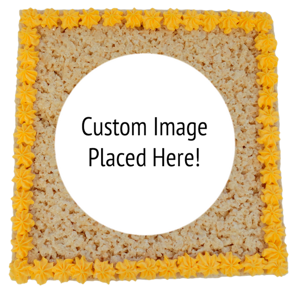 Custom Image/Logo Rice Krispy Cake 