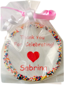 Custom "Thank You For Celebrating" Cookie