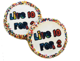 Live 10 for 2 Sugar Cookies with Nonpareils 