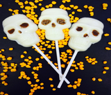 Chocolate Skull Lollipops