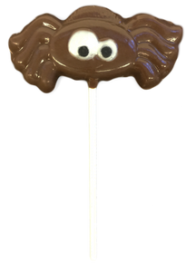 Chocolate Spider Lollipops